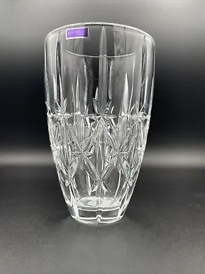 Large Waterford Marquis Crystal Glass Flower Vase - Table Decoration  9” High • $59