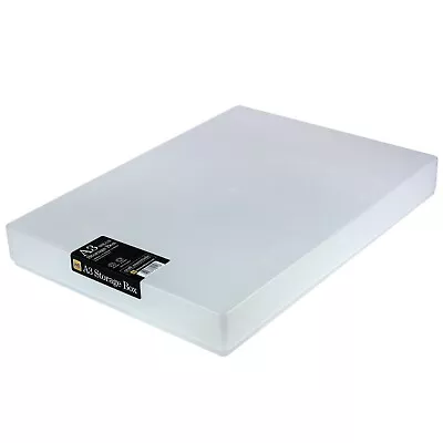 £19.99 • Buy WestonBoxes A3 Plastic Storage Box With Lid For A3 Or SRA3 Paper - 8.3 L Volume