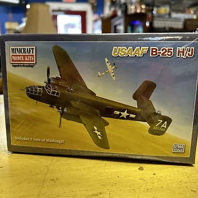 Minicraft #14590 North American B-25h/j Mitchell Fighter Airplane Kit 1/144 • $14