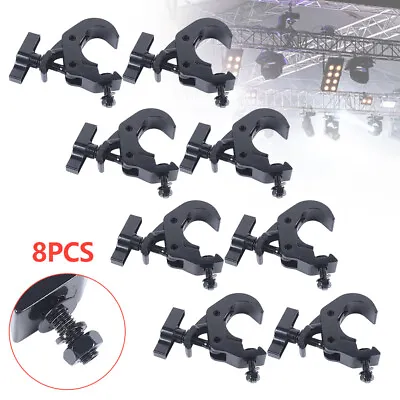 $72 • Buy 8 Pack Stage Light Aluminum Alloy Clamp Truss Clamps For DJ Lighting Load 330lbs