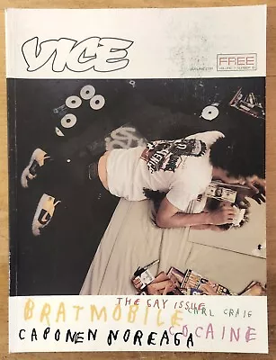 Vice Magazine Vol 7 No 10 THE GAY ISSUE Carl Craig Bratmobile Caponen Noreaga • $20
