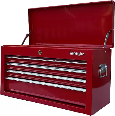 Portable Metal Tool Chest With 6 Drawers 24  6-Drawer Tool Chest Cabinet With B • $234.99