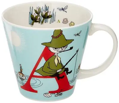 Moomin Initial Mug Cup A MM630-11A Snufkin Yamaka From Japan • $28.92