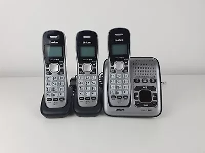 Uniden 6.0 DECT 1735 +2 Cordless Phone 3x NEW BATTERIES - W/Answering Machine  • $59.99