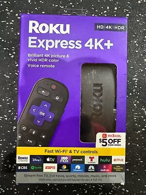 Roku Express 4K + Plus 3941R2 Streaming Media Player HD/4K/HDR LATEST Model • $26.99