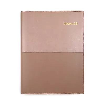 2024-2025 Financial Year Diary Collins Vanessa A5 Week To View Rose Gold FY385.V • $20.75