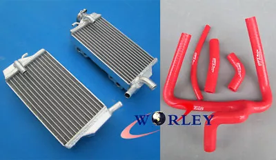 FOR Honda CR250 CR 250 R CR250R 2002-2004 2003 Aluminum Radiator + RED Hose • $75