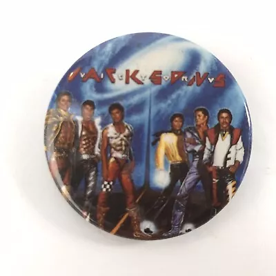 Vintage Jackson 5  Victory Tour 1984 Button Pinback 1 3/4” 80s Concert Pin • $12.95