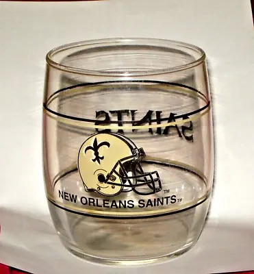 Vintage NFL New Orleans Saints Barrel Beer Glass 3.5  Football • $8