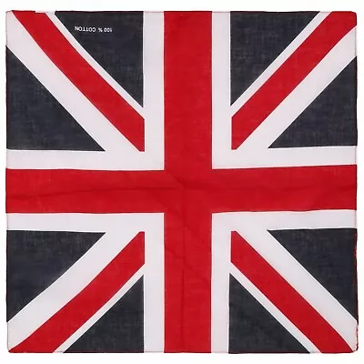 UK Flag Bandana United Kingdom British Union Jack Bandanna Hat Headband Hairband • £2.99