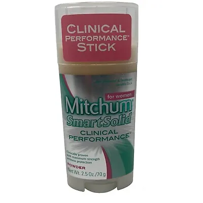 Mitchum Smart Solid For Women Clinical Performance Deodorant Powder Scent 2.5 Oz • $24