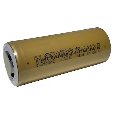 £12.25 • Buy 26650 Li-ion Battery, 3.6V 5000mAh High Drain For Torches /flash Lights, E-Bikes