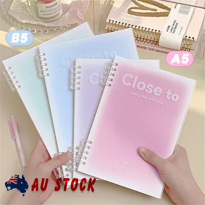 B5/A5 Loose Leaf Notebook Refill Spiral Binder Inner Page Weekly Monthly AU • $19.22