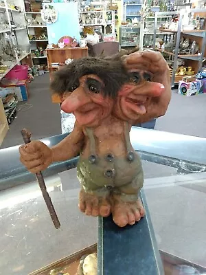 Vintage Norwegian Troll Doll  Double Headed  Handcrafted NYFORM • $60