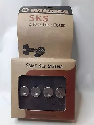 Brand New Box Yakima SKS Lock Cores 4 Pack Locks / Locking Keys Same Key System  • $49.99