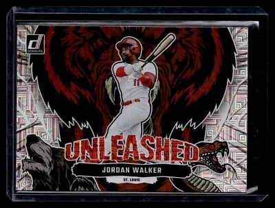 2023 Panini Donruss Baseball Unleashed Vector #U5 Jordan Walker (RC) • $2