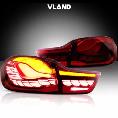 For 14-20 BMW F32 F33 F36 F82 F83 Full LED Tail Lights RED Lens BMW M4 GTS A Set • $379.99