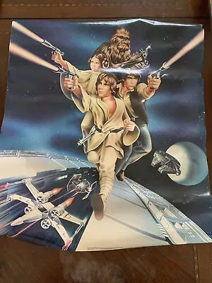 VTG 1978 Star Wars Leia Luke Han Chewbacca Proctor & Gamble Poster 18.5  X22.5” • $9.99