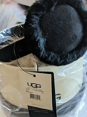 UGG Australia Black Kids Suede Winter Ear Muffs Hologramed New. • £49.41