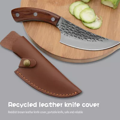 5.5  Boning Knife Chef Knife Forged Meat Cleaver Knife Camping Knife With Sheath • $18.88