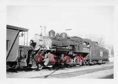3j198 Small Rp 1949 Mkt Missouri Kansas Texas Railroad 260 Loco #552 Moran Ks • $8.99