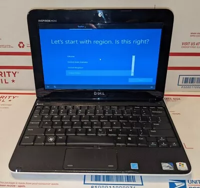 Dell Inspiron Mini 1012 10.1  Laptop Intel Atom N450 1.66GHz 1GB RAM 160GB HDD • $34.95