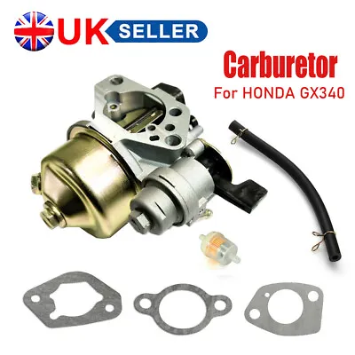 Carburettor For Honda GX340 11Hp GX390 13Hp GX420 16Hp Engines Carb With Gasket • £10.29