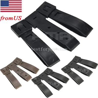Durable Tactical Molle System 3 Inch Long Malice Clips Strap 3 Pack • $13.19