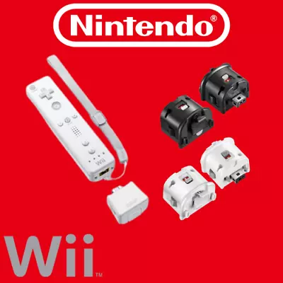 Official Wii Remote Nintendo Motion Plus Adapter RVL-026 👾 Wii U OEM Controller • $7.99