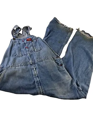 Dickies Denim Carpenter Dungarees W40 L30 • £40