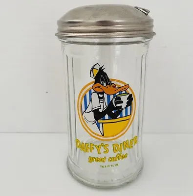 Vintage Daffy’s Diner Great Coffee Sugar Jar Duck Made In Canada Warner Brothers • $25