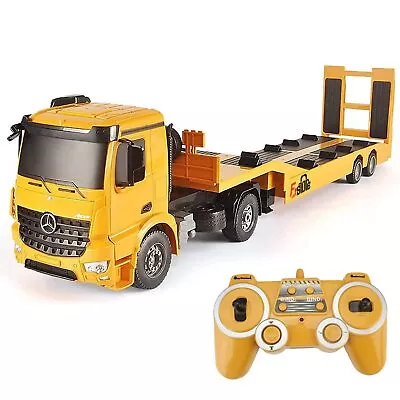 Fistone RC Truck Detachable Flatbed Semi-Trailer Engineering Tractor Remote C... • $72.93