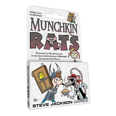 Munchkin Rats 30 Card Game Expansion Steve Jackson Games Booster SJG-1589 • $13.99