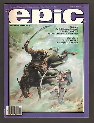 April 1984 Epic Illustrated – Marvel Magazine Of Fantasy & Science Fiction #A417 • $14.99