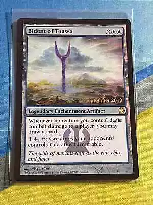 Magic The Gathering MTG Theros Prerelease Promo BIDENT OF THASSA Foil • $2.50