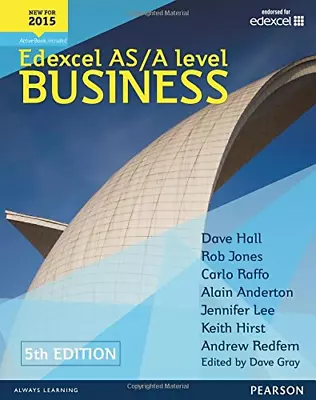 Edexcel AS/A Level Business 5th Edition Student Book And ActiveBook • £14.23