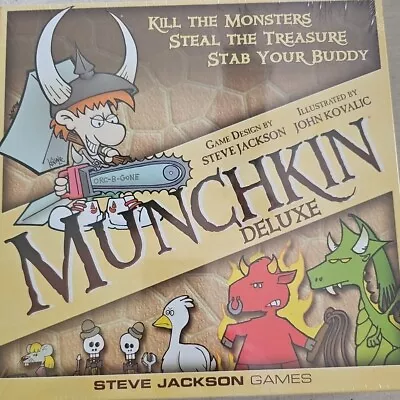 Munchkin Deluxe Board Game NEW Sealed SJG 1483 Steve Jackson 2018 • $19.80