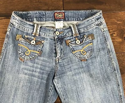 Vtg Z. Cavaricci Women's Jeans Flared Leg Faded~11 • $32.99