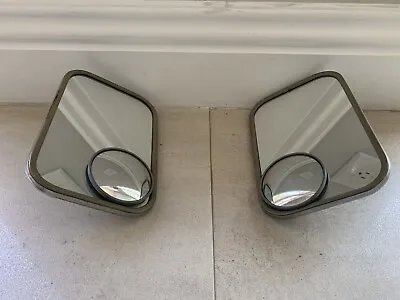 Two  Chrome YANKEE Ford Chevy Pick Up  Truck Side Mirrors Vintage 1970 1969 C10 • $70