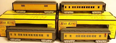 MTH 30-6252 O Union Pacific RailKing O-27 Madison Passenger Car Set (Set Of 4) • $203.99