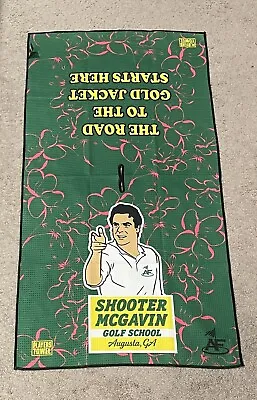 RARE American Flatstick Augusta Masters Shooter McGavin Happy Gilmore Golf Towel • $80