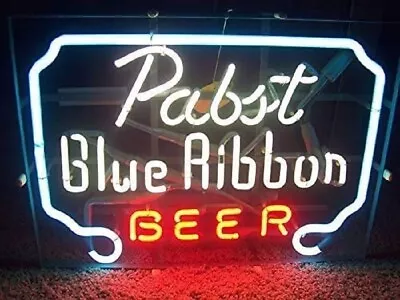 20 X16  Pabst Blue Ribbon Beer Neon Sign Lamp Light Visual Bar L1331 • $134.49
