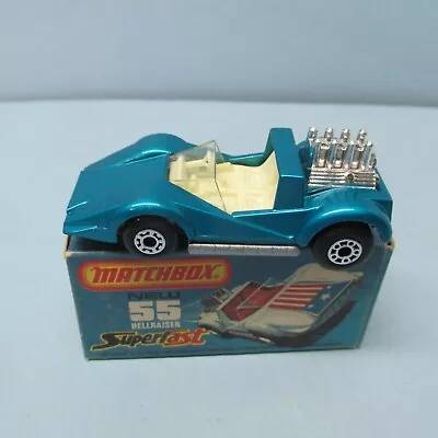 MATCHBOX Superfast 55C Hellraiser Blue / RARE NO LABEL- From MP-1 Five Pack • $9.99