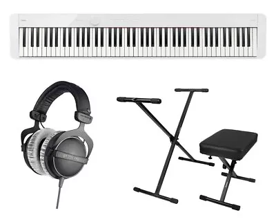 Casio PX-S1100WE + Keyboard Bench/Stand Set + Beyerdynamic Headphones • $871.99