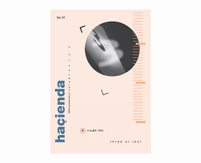 £59 • Buy Hacienda 3rd Birthday - Massive Logo Poster