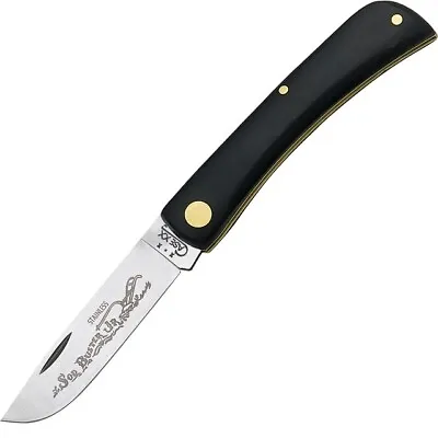 $29.99 • Buy CASE 00095 Black Sod Buster Jr Skinner 2.8  Stainless Blade Folding Pocket Knife