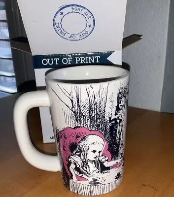 MIB Alice In Wonderland Coffee Mug Mad Hatter Cup Out Of Print Storybook • $25