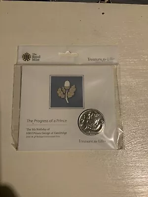 2018 Five Pound £5 Prince George 5th Birthday Coin Royal Mint BU Pack • £3