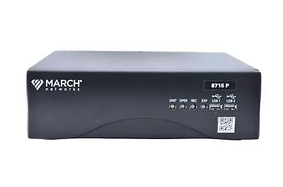 March Networks 16-Channel 8716 P Hybrid Network Video Recorder 34246-106 • $2974.43