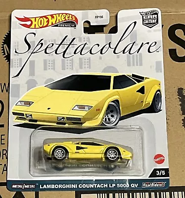 Hot Wheels Lamborghini Countach LP 5000 QV Spettacolare 3/5 • $0.99